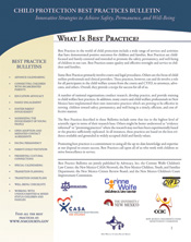 Best Practices Bulletin